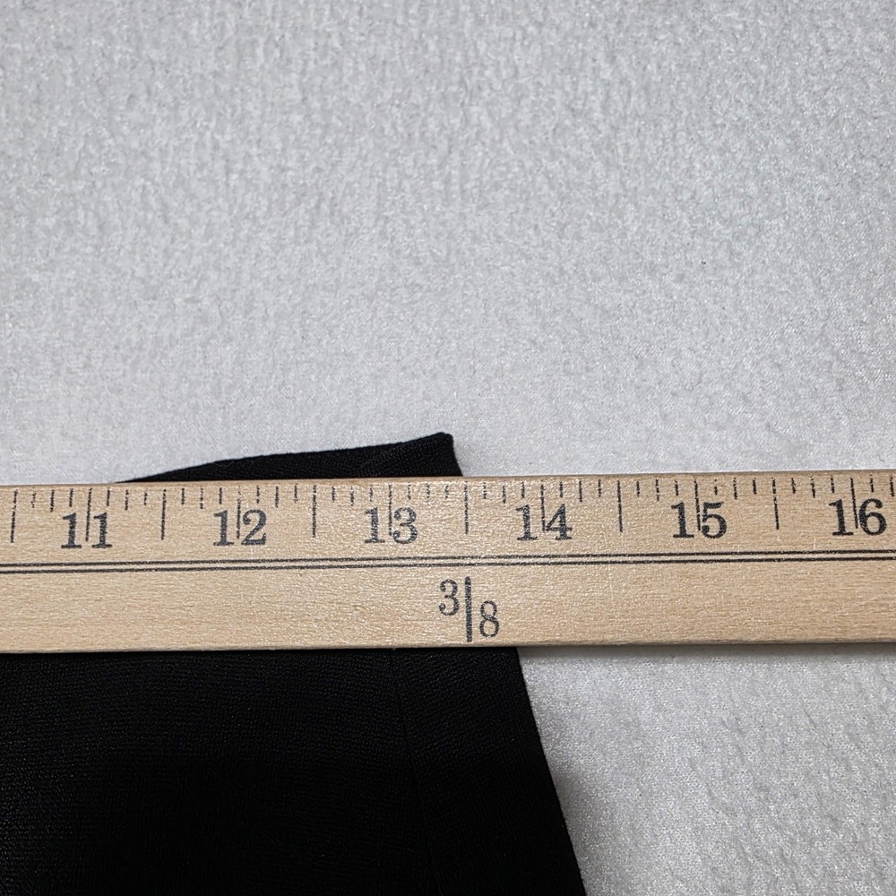 MM.LaFleur Noho Skirt Women 4 Black Viscose Textured Front Vent Pencil - Picture 7 of 9